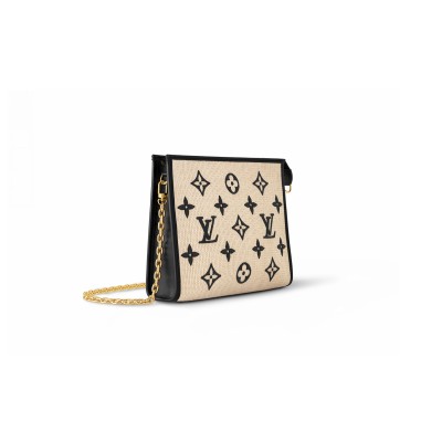 LOUIS VUITTON NEW CHAIN TOILET POCKET M82521 (25*20*5.5cm)